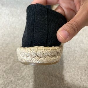 Soludos Dali Black Canvas Espadrilles
